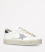 Golden Goose White Leather Hi Star Sneakers