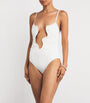 Christopher Esber White Cut-Out Salacia Swimsuit