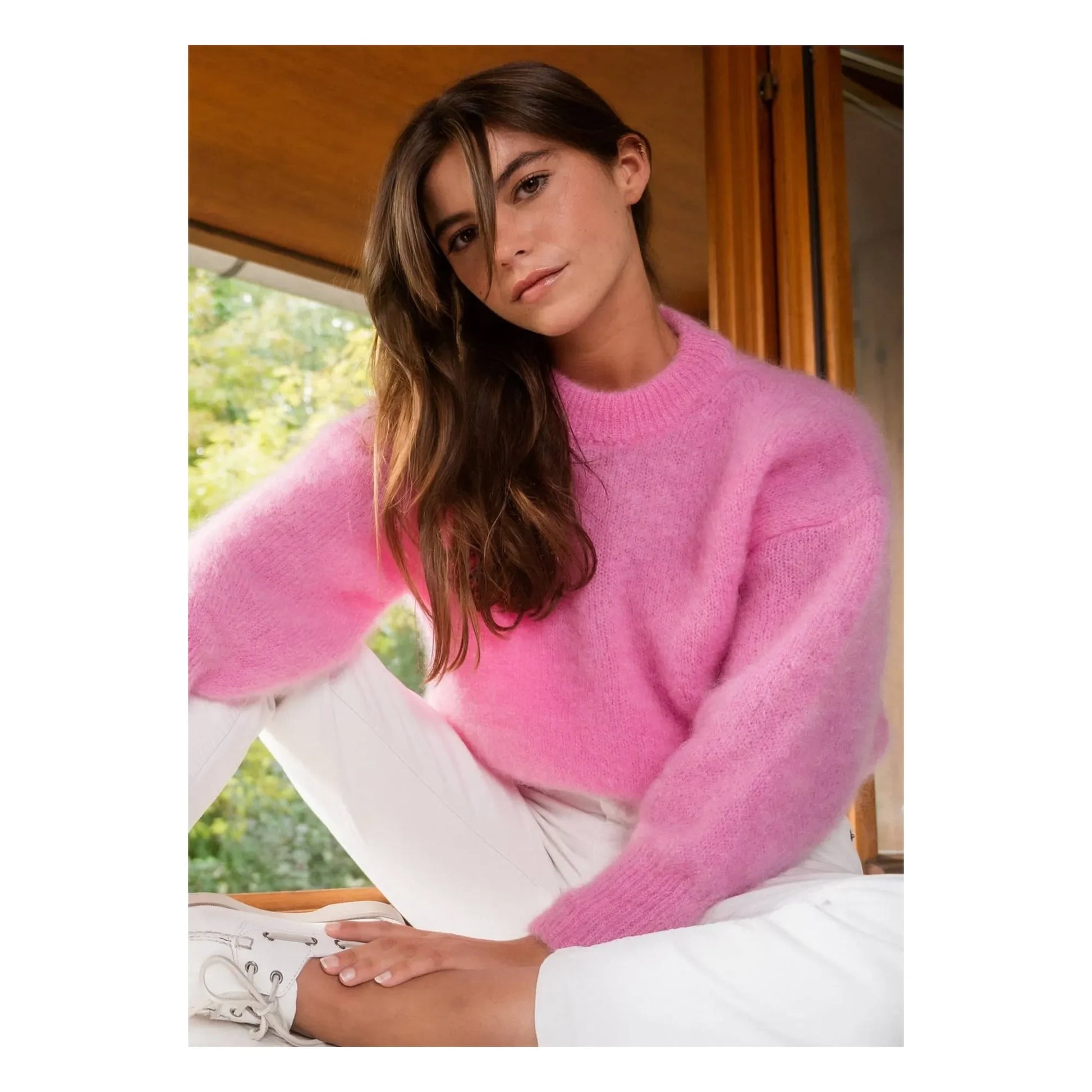 Surprise Paris - Jane Super Kid Mohair sweater | Pink