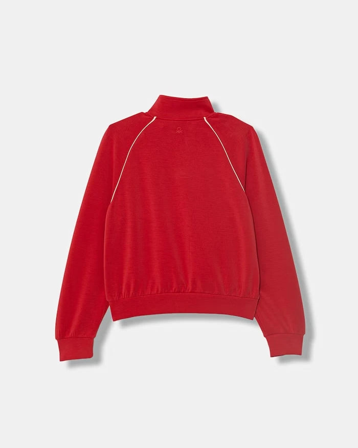 United Colors of Benetton çocuklar için fermuarlı sweatshirt