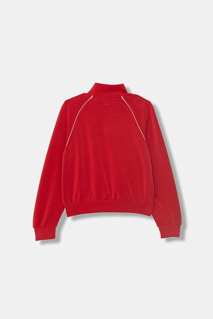 United Colors of Benetton çocuklar için fermuarlı sweatshirt