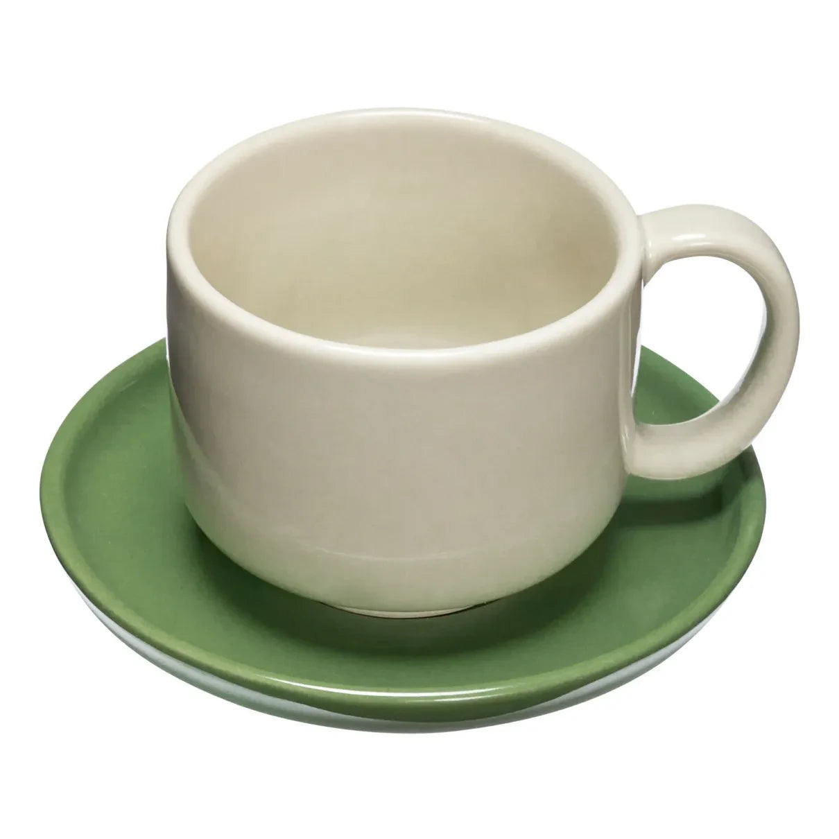 Hübsch - Amare cup and saucer | Sand