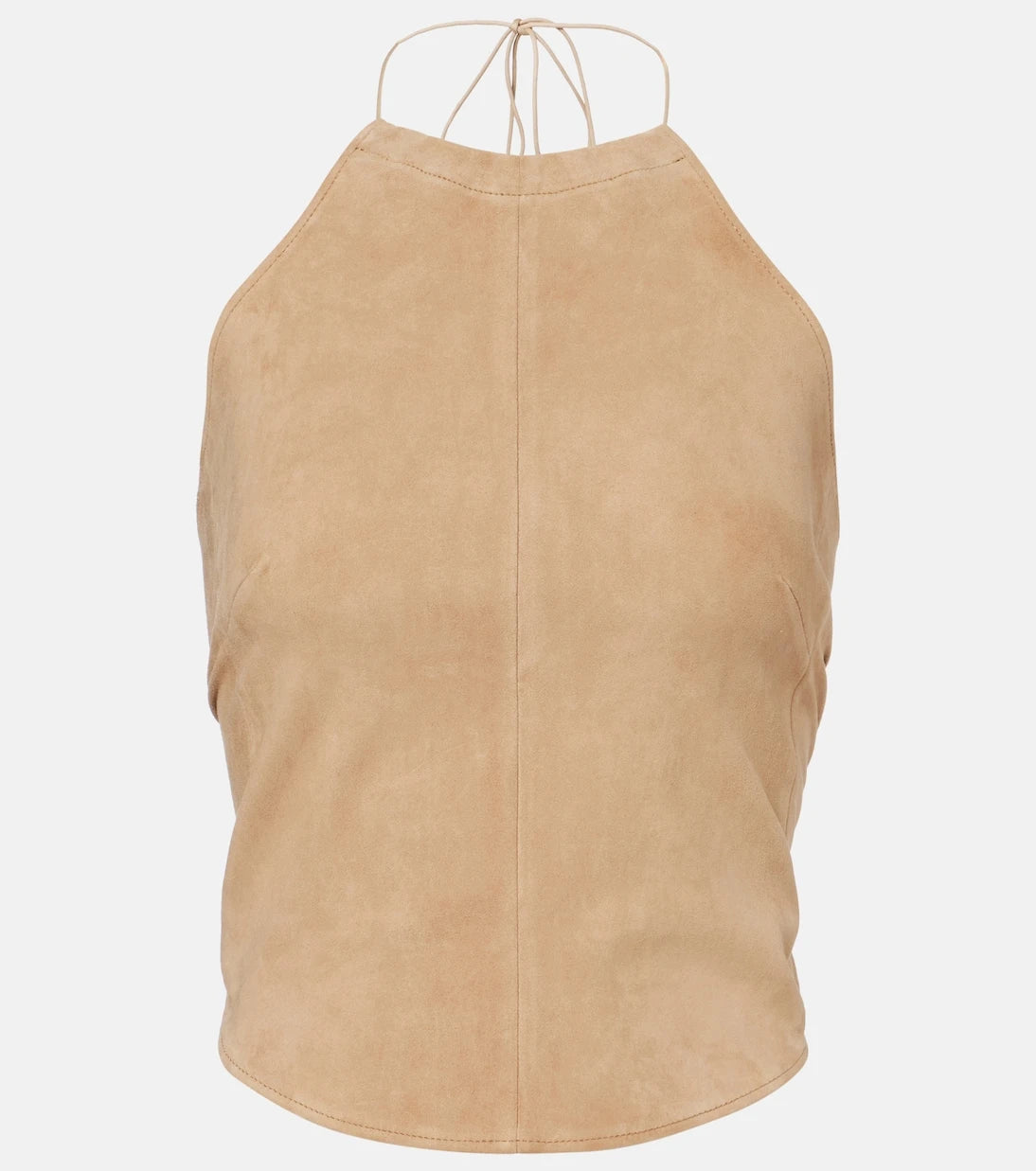 Stouls - Rosie halterneck suede top