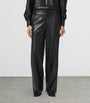Black Leather Ash Lea Trousers
