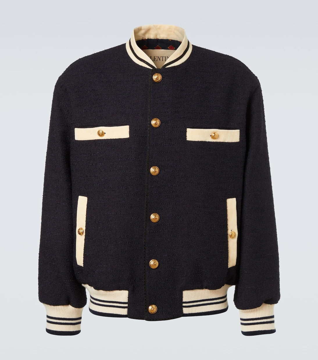 Valentino - Tweed bomber jacket
