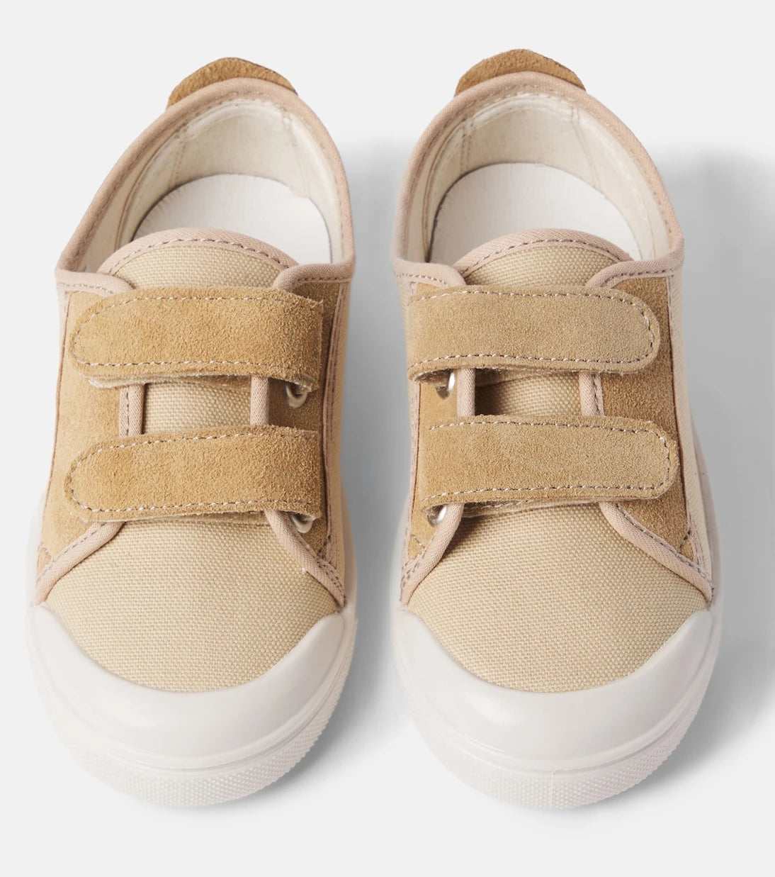 Il Gufo - Suede-trimmed canvas sneakers