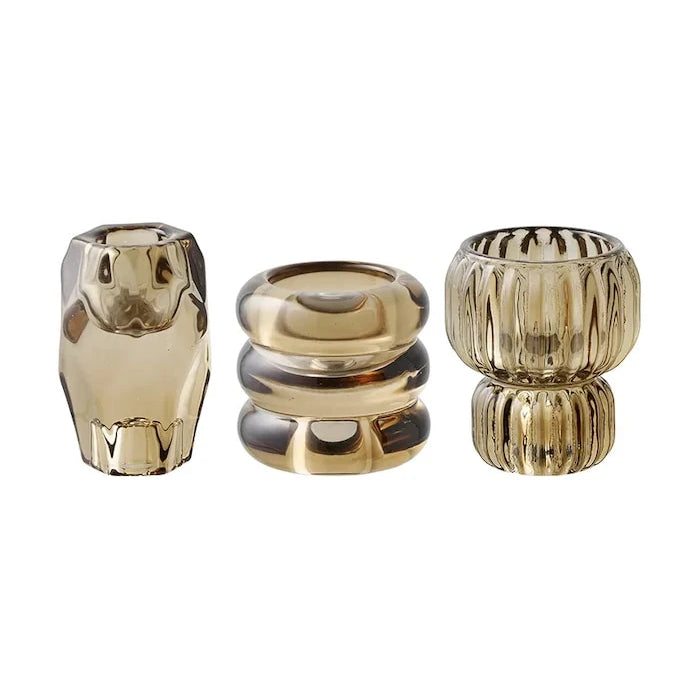 House Nordic Dekoratif Mumluk 6,5 / 7,5 / 8 cm (3 adet)