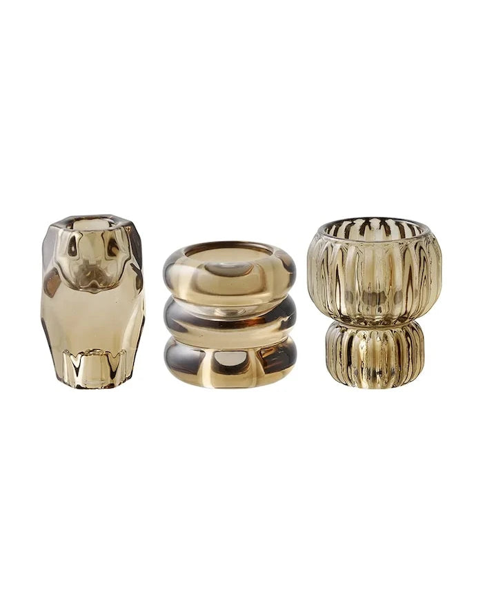 House Nordic Dekoratif Mumluk 6,5 / 7,5 / 8 cm (3 adet)