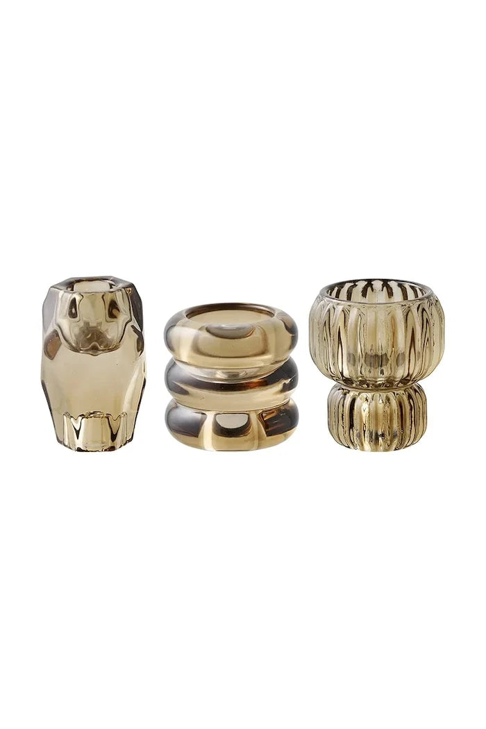 House Nordic Dekoratif Mumluk 6,5 / 7,5 / 8 cm (3 adet)