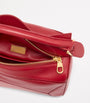 LOEWE Red Small Leather Featherlight Puzzle Top-Handle Bag