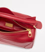 Red Small Leather Featherlight Puzzle Top-Handle Bag