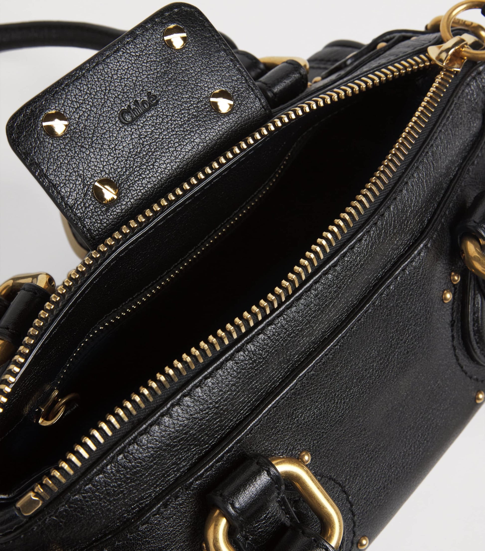 Chloé Small Leather Paddington Top-Handle Bag