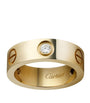 Yellow Gold and Diamond LOVE Ring