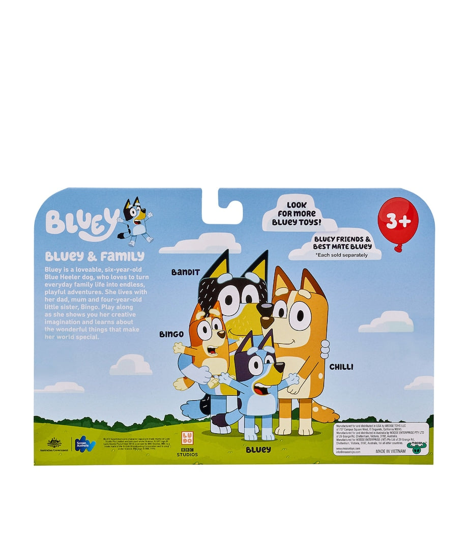 BLUEY Family Figures (Set of 4)