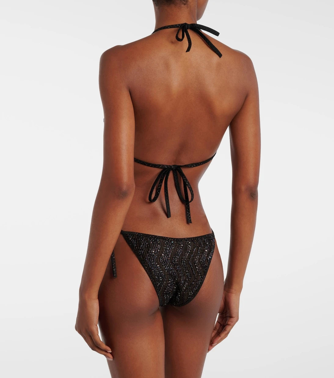 Missoni - Wave halterneck lamé swimsuit