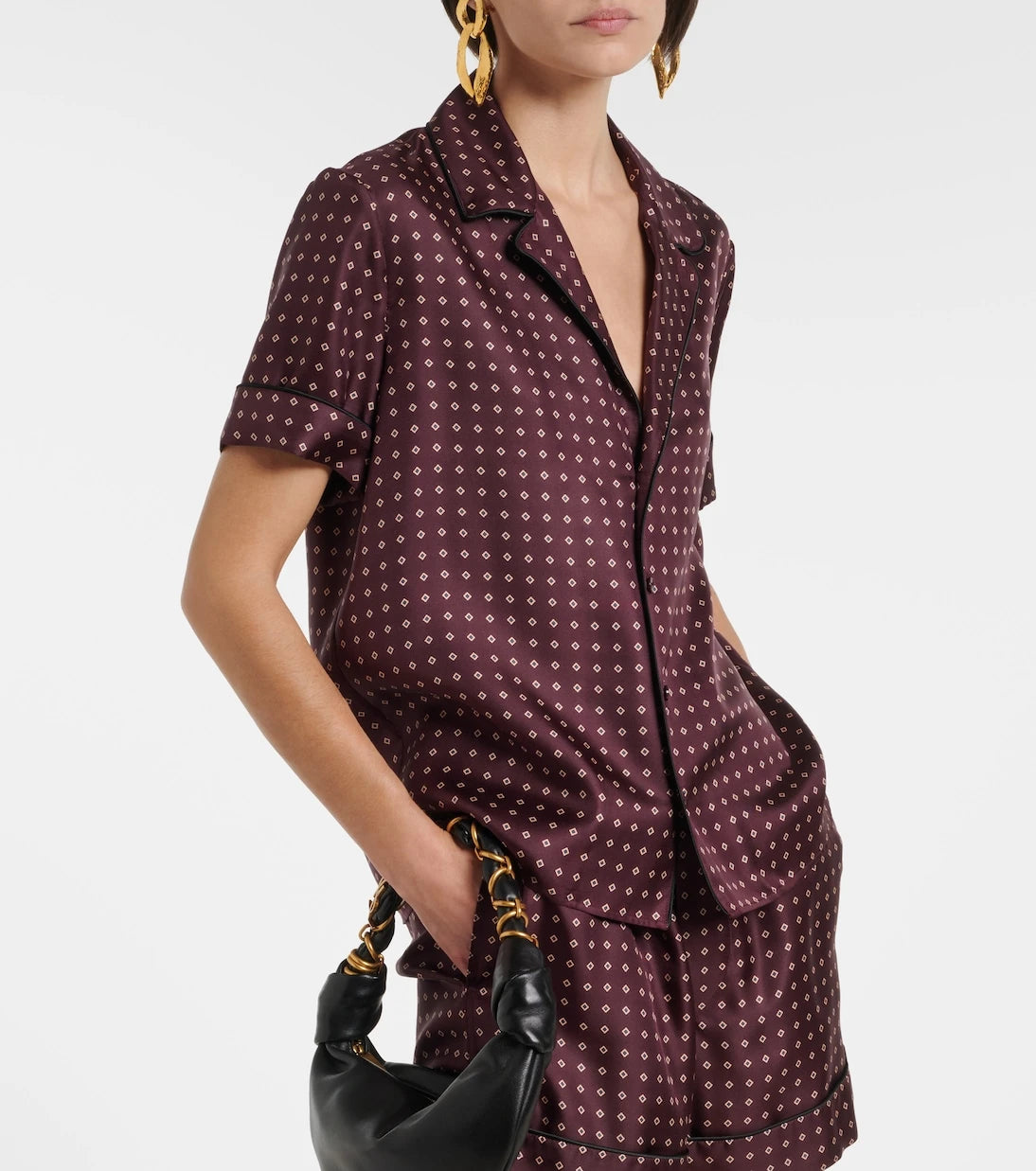Saint Laurent - Printed silk shirt