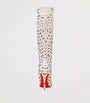 Multi Miss Z Silk Embellished Knee-High Boots 100