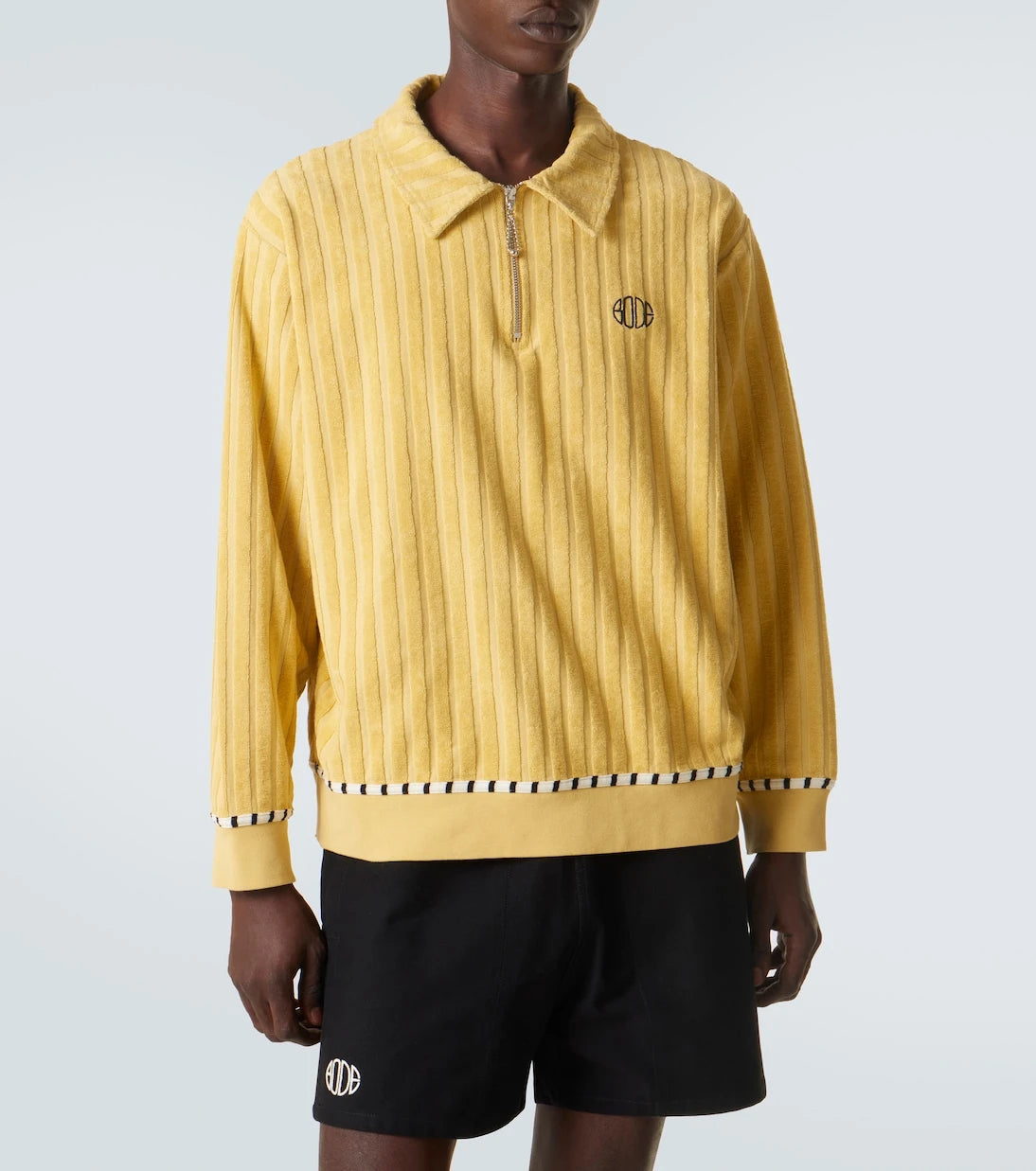 Bode - Croquet Ground cotton terry sweater