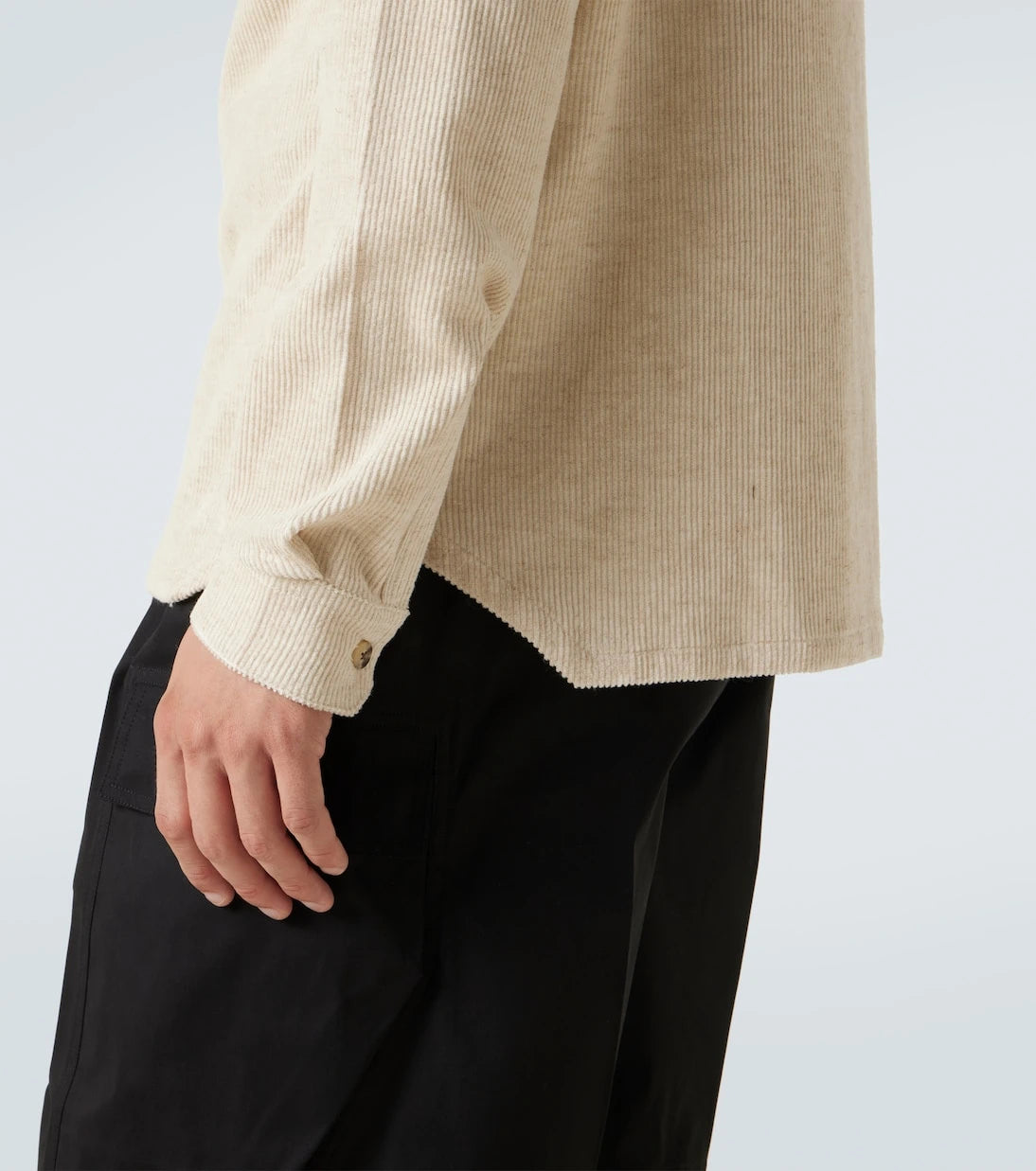 Rick Owens - Cotton and linen corduroy overshirt