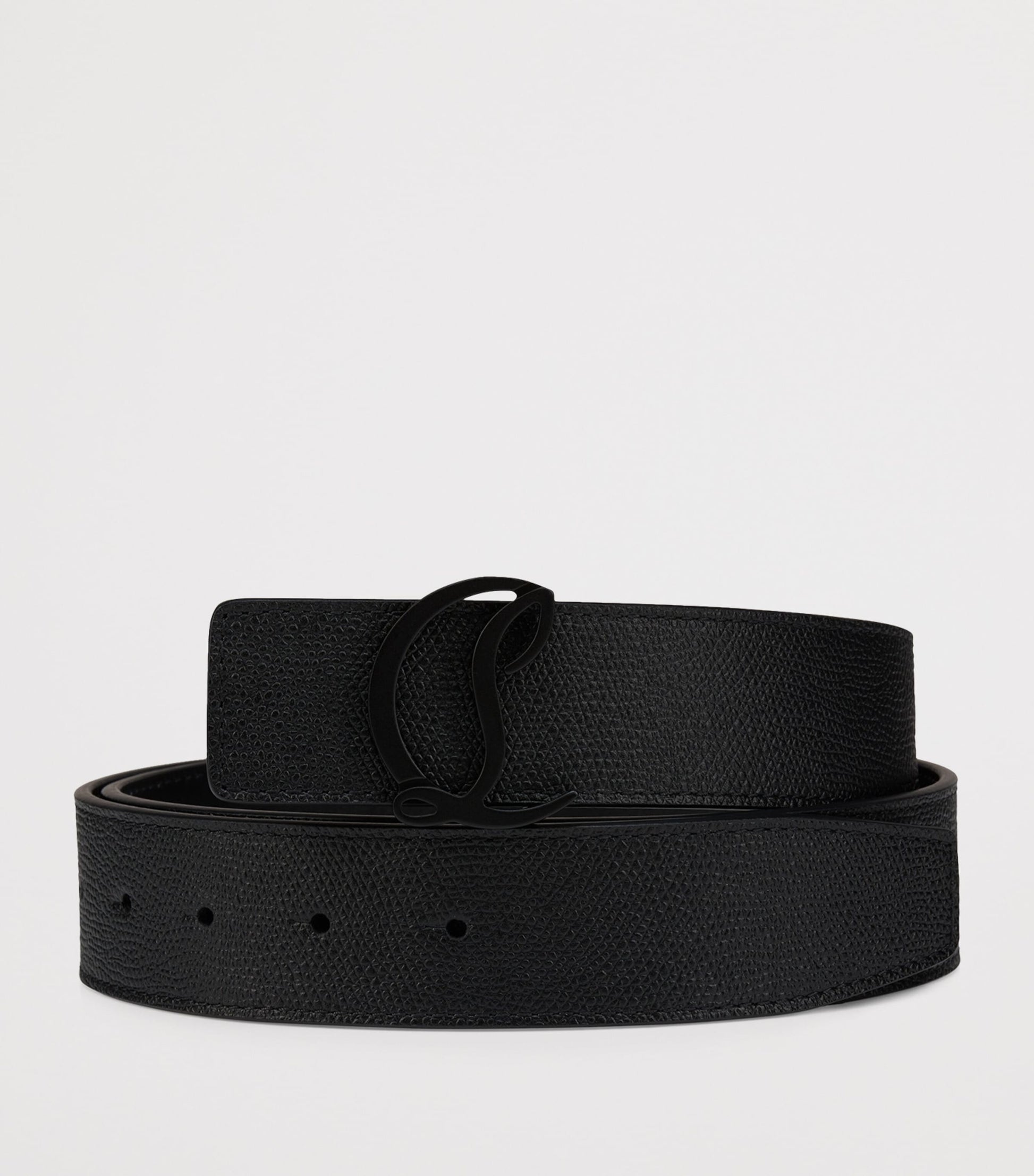 Christian Louboutin Mooncrest Reversible Leather Belt