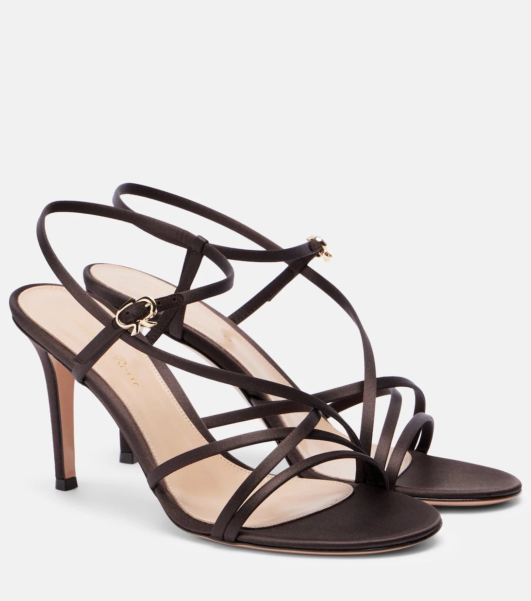 Gianvito Rossi - Strappy 85 satin sandals
