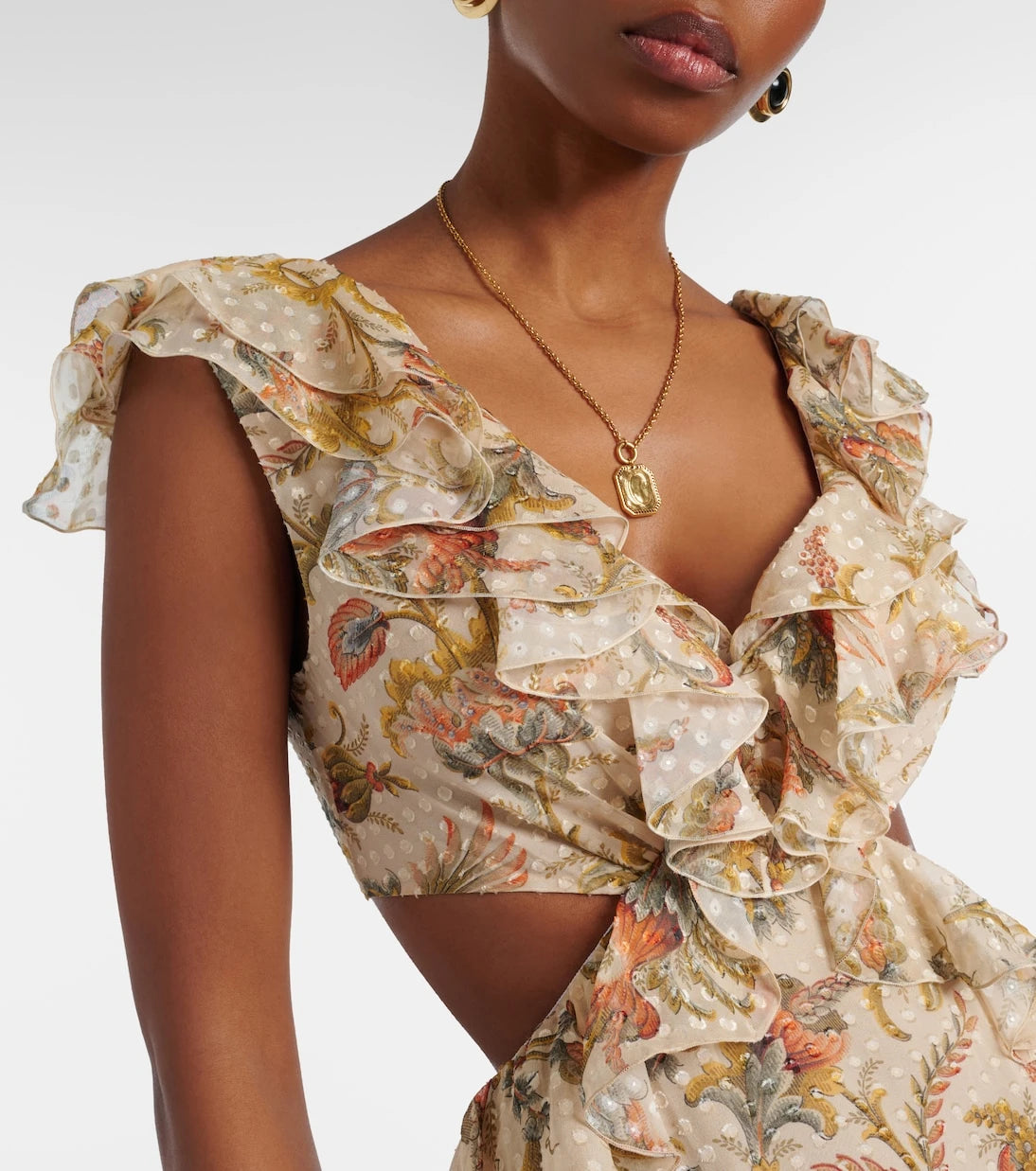 Etro - Printed silk-blend maxi dress