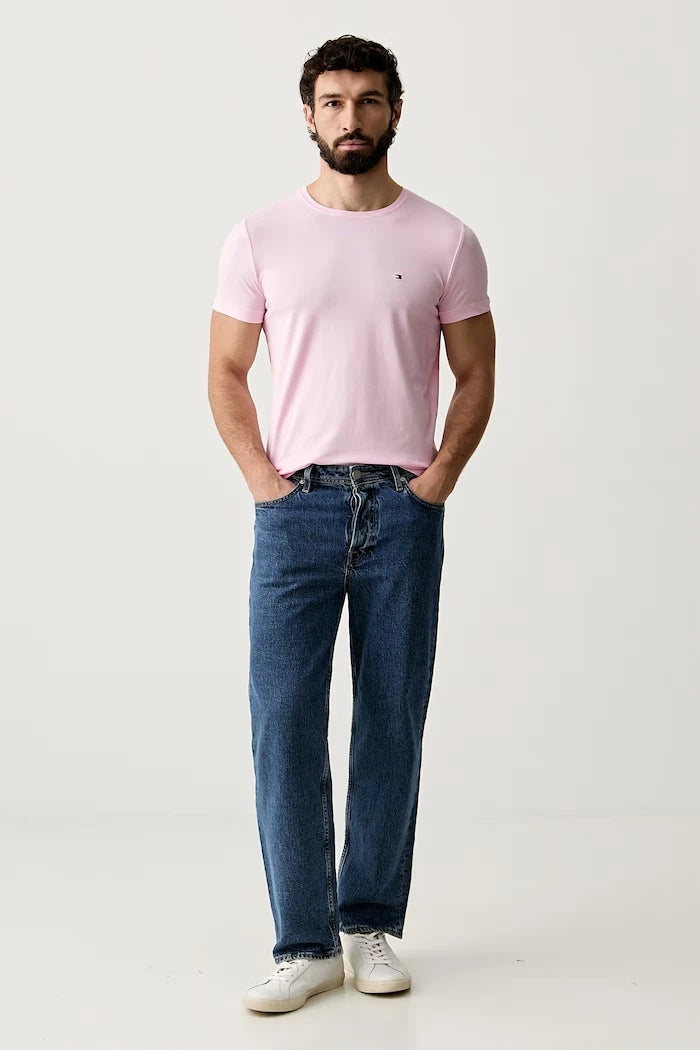 Tommy Hilfiger basic erkek pamuklu elastan tişört