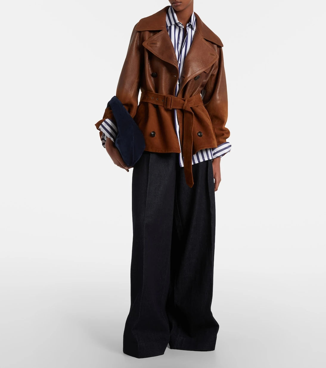 Ralph Lauren Collection - Striped cotton poplin shirt