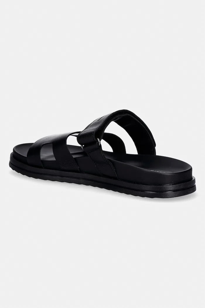 Tommy Hilfiger чехли мъжки кожени ADJUSTABLE PREMIUM LTH SANDAL