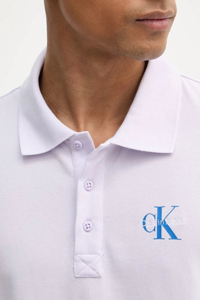 Calvin Klein Jeans erkek pamuklu yaka tişört