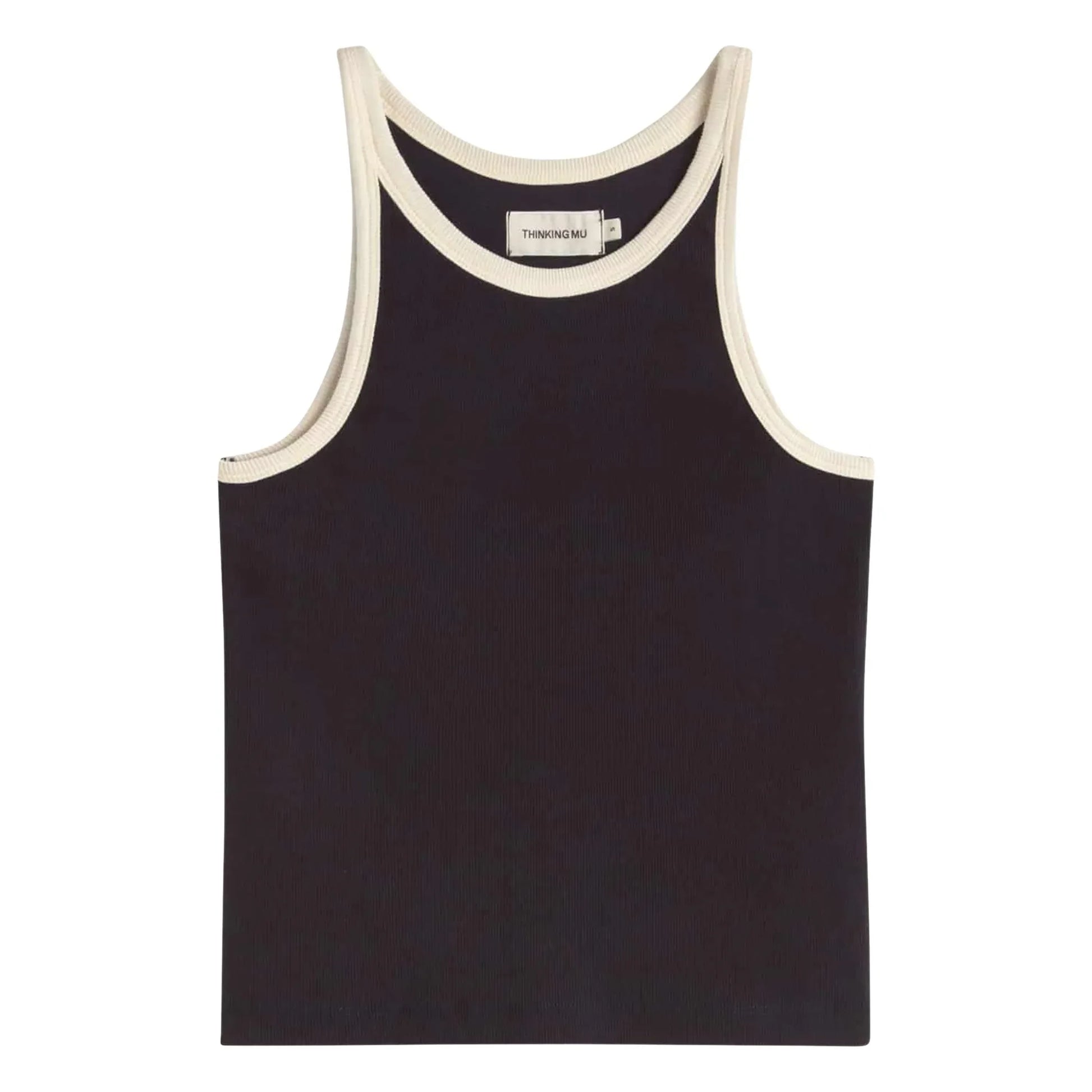 Thinking Mu - Harriet Organic Cotton Top | Navy blue