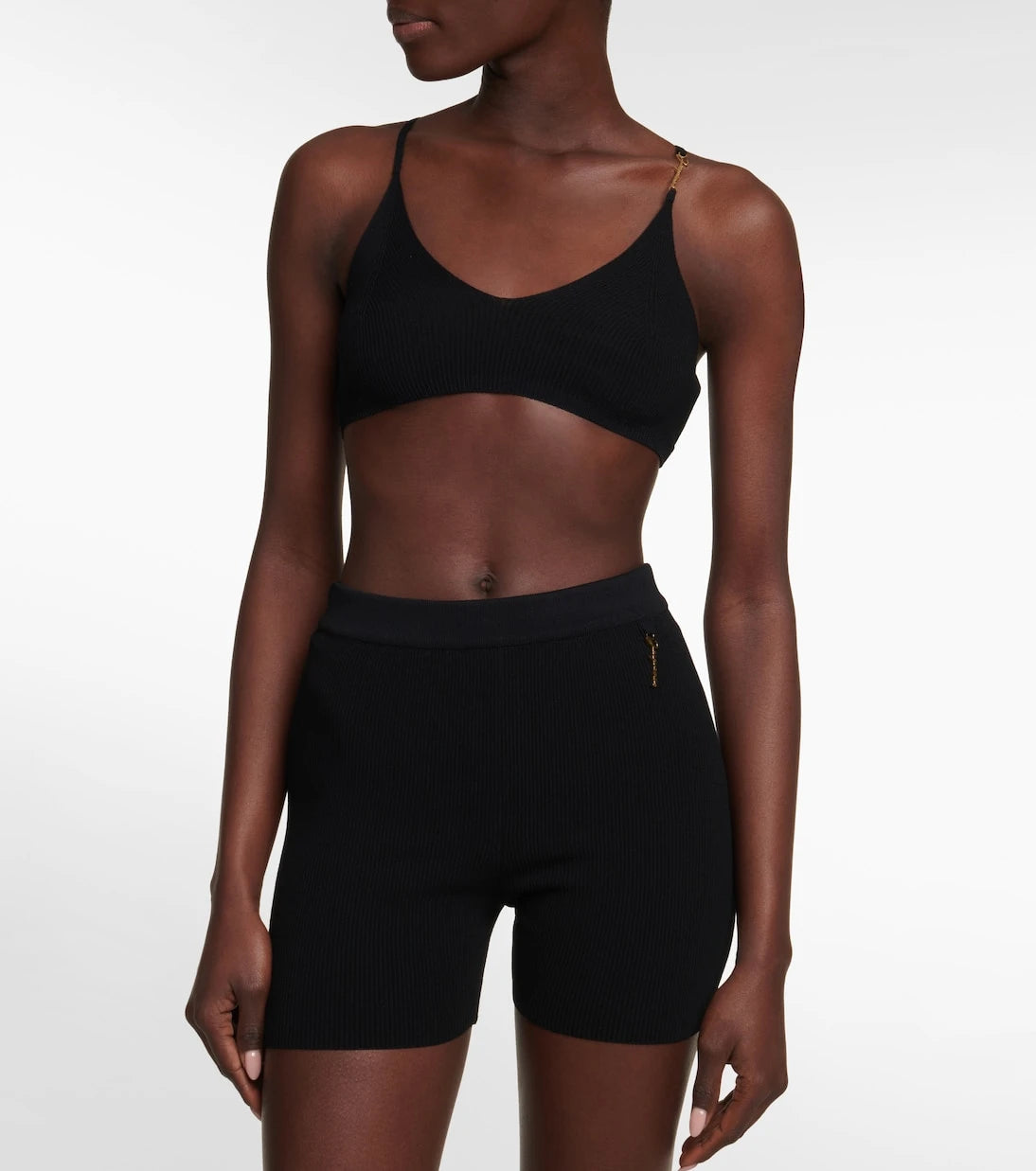 Jacquemus - Le Bandeau Pralu ribbed-knit crop top