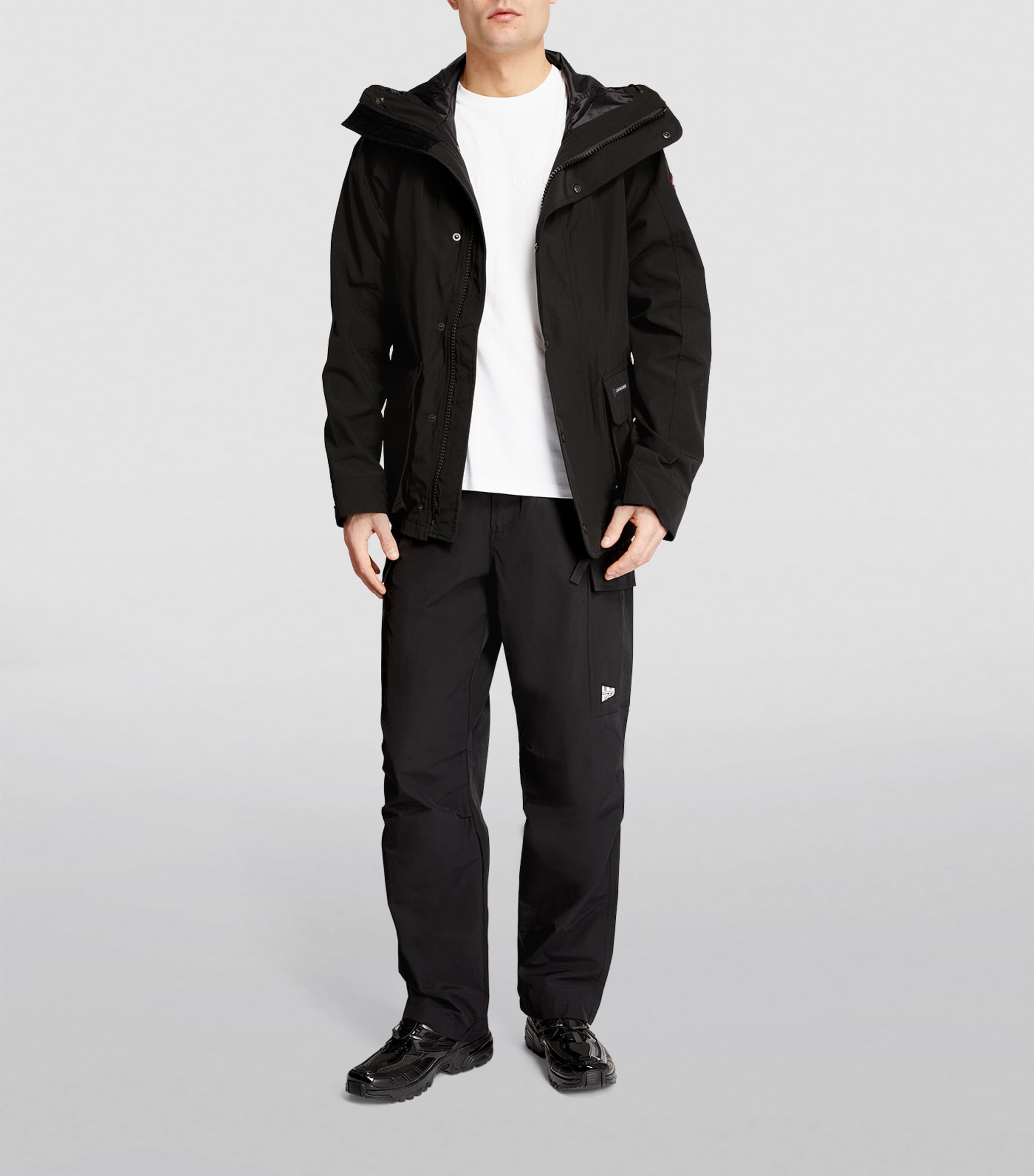Canada Goose Black Lockeport Hooded Jacket