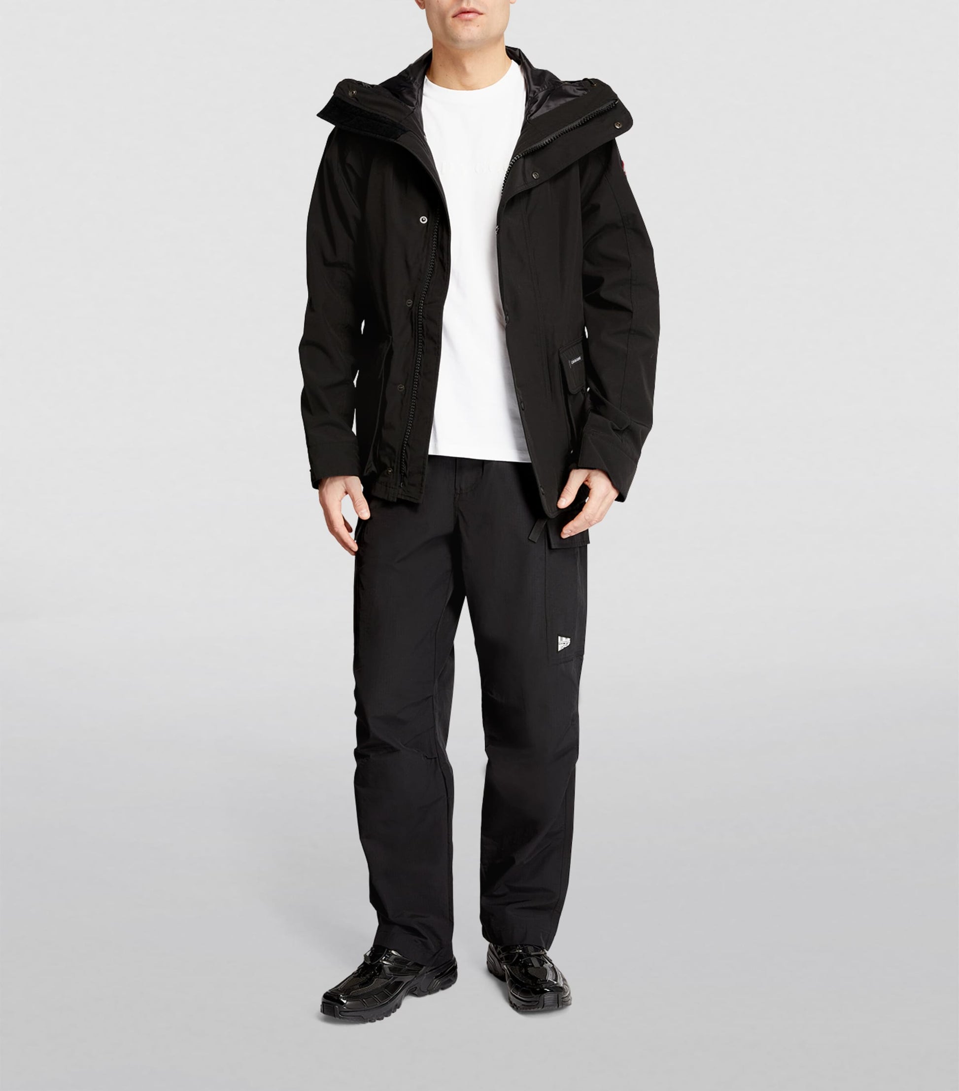 Canada Goose Black Lockeport Hooded Jacket