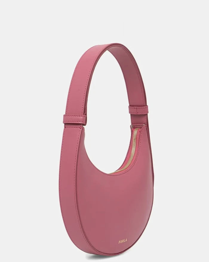 Furla чанта тип хобо дамска от кожа