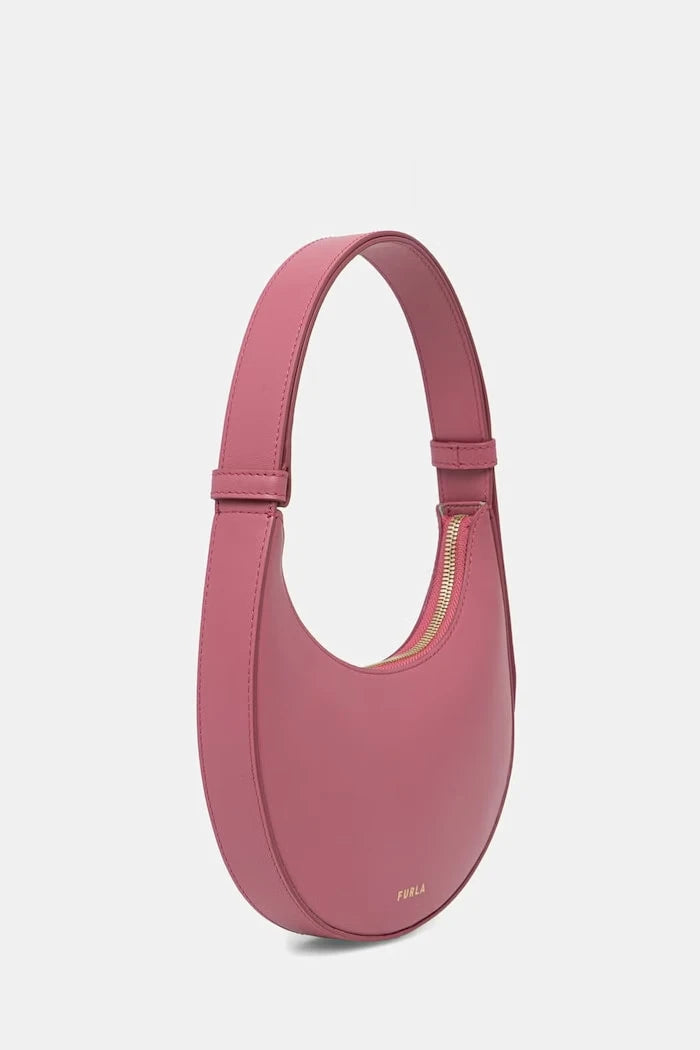 Furla чанта тип хобо дамска от кожа