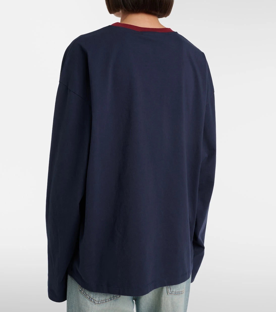 Miu Miu - Logo cotton jersey T-shirt