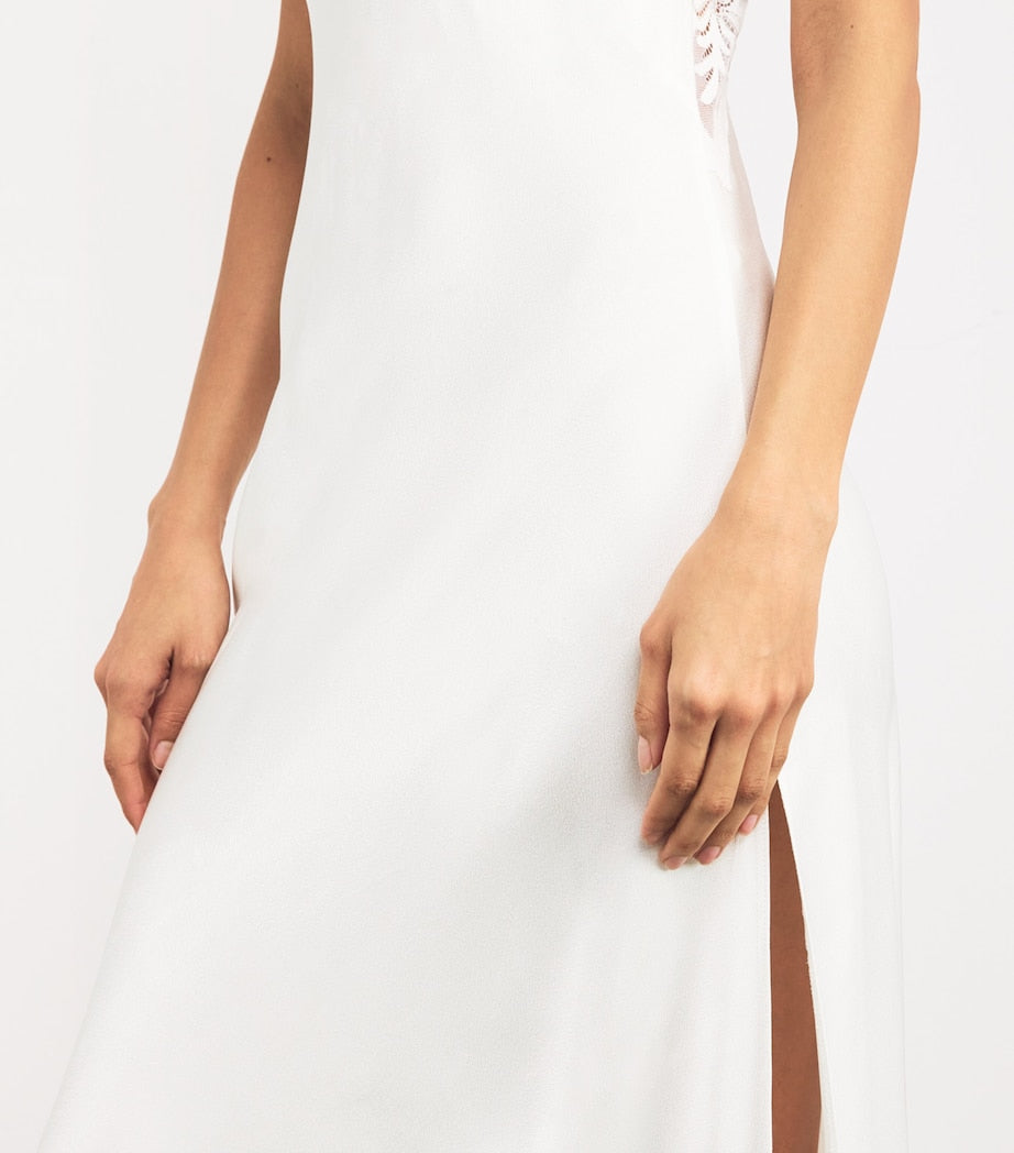 Bocan White Alyssa Slip Dress