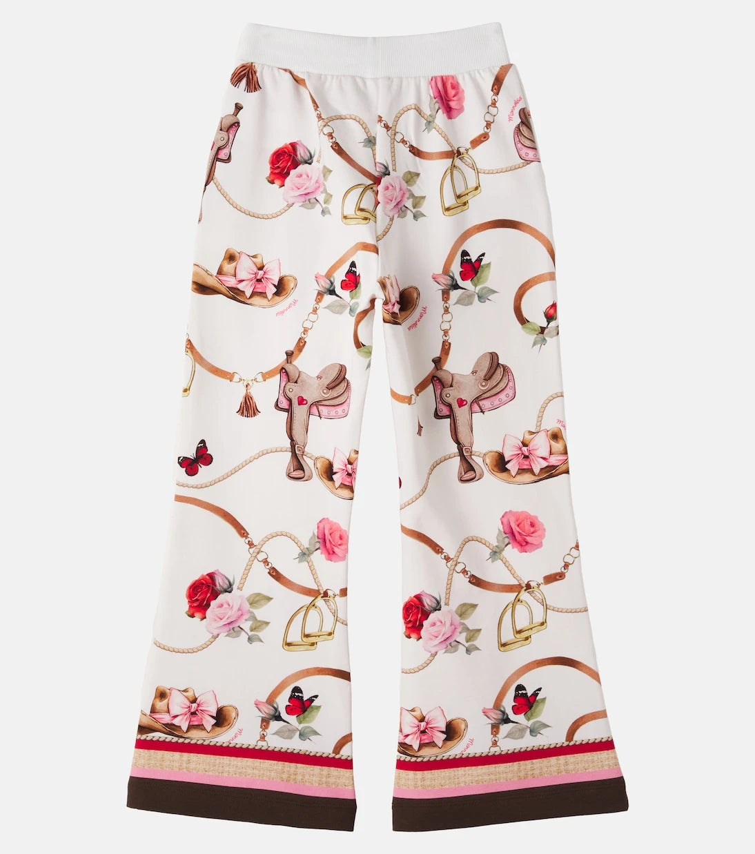 Monnalisa - Printed cotton-blend sweatpants