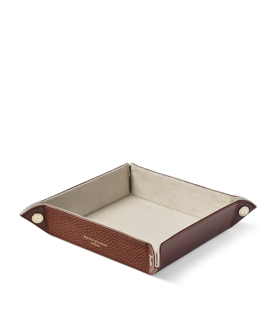 Medium Leather Tidy Tray (20cm x 20cm)