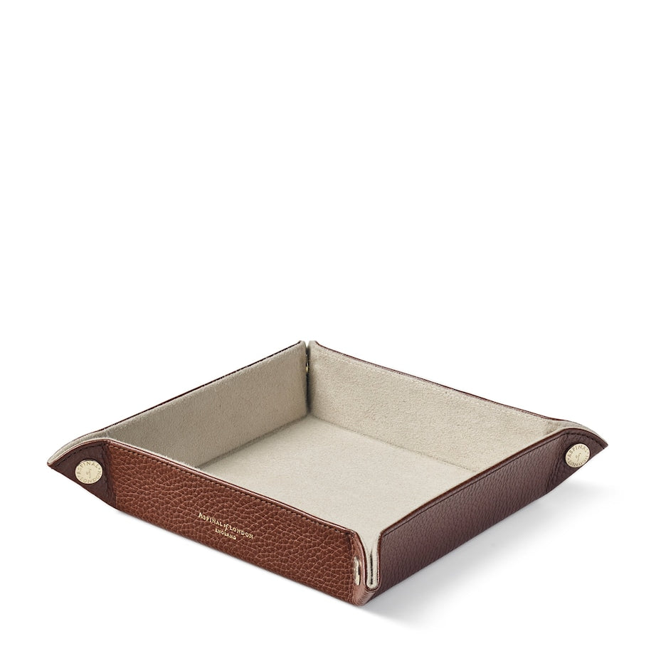 Medium Leather Tidy Tray (20cm x 20cm)