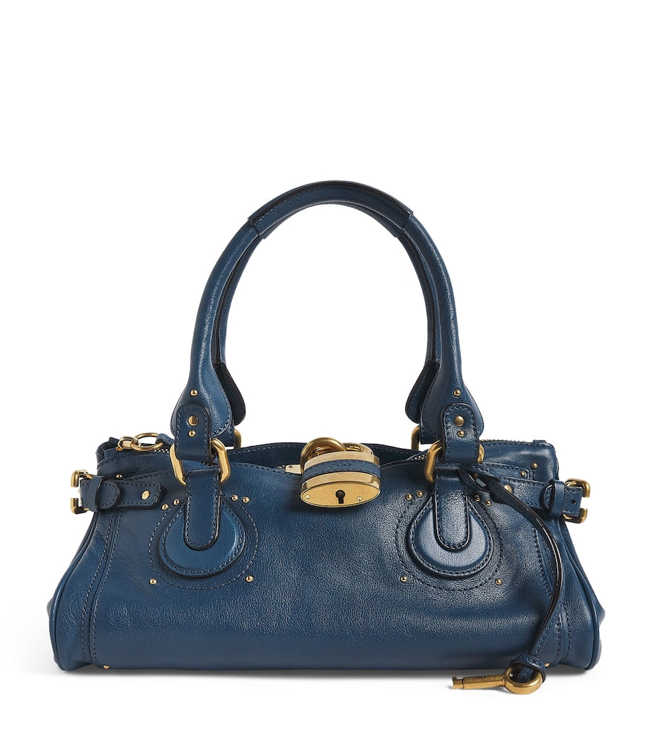 Chloé Leather Paddington Top-Handle Bag