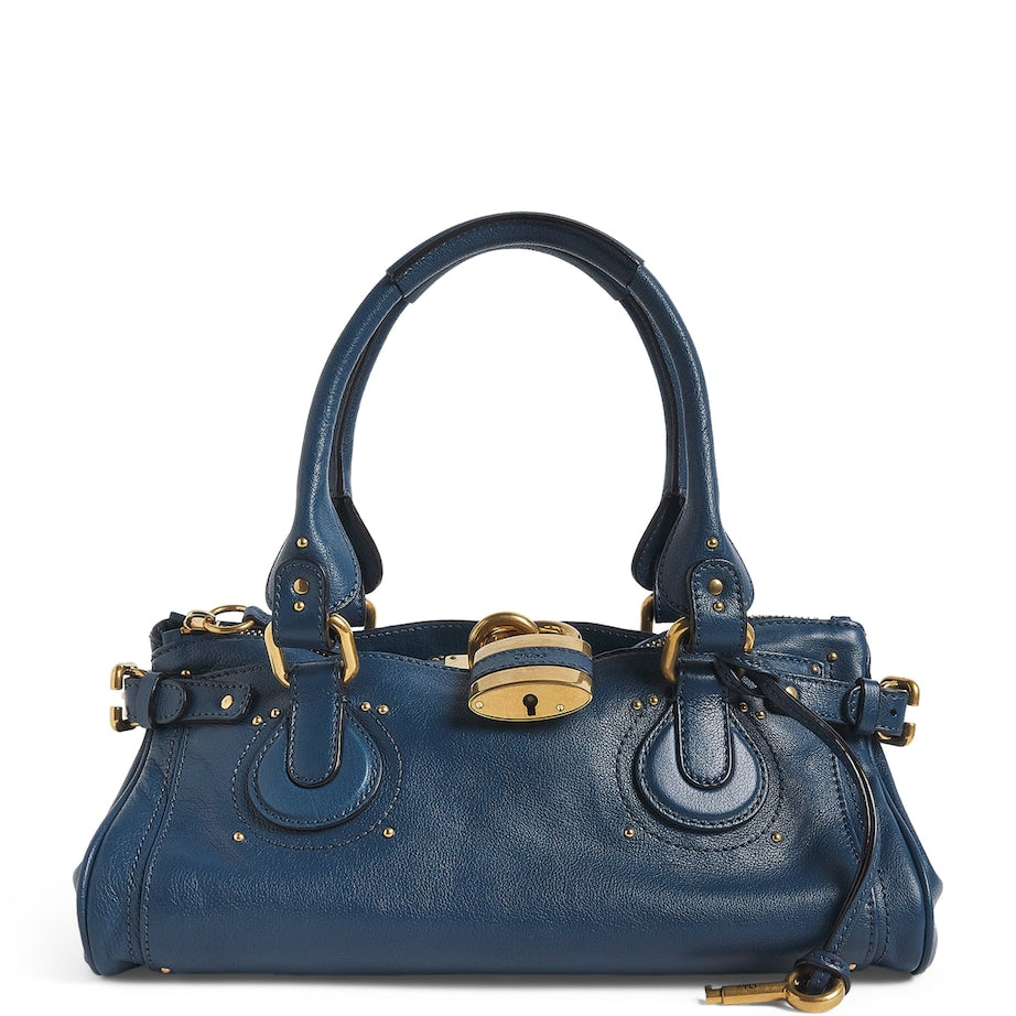 Chloé Leather Paddington Top-Handle Bag