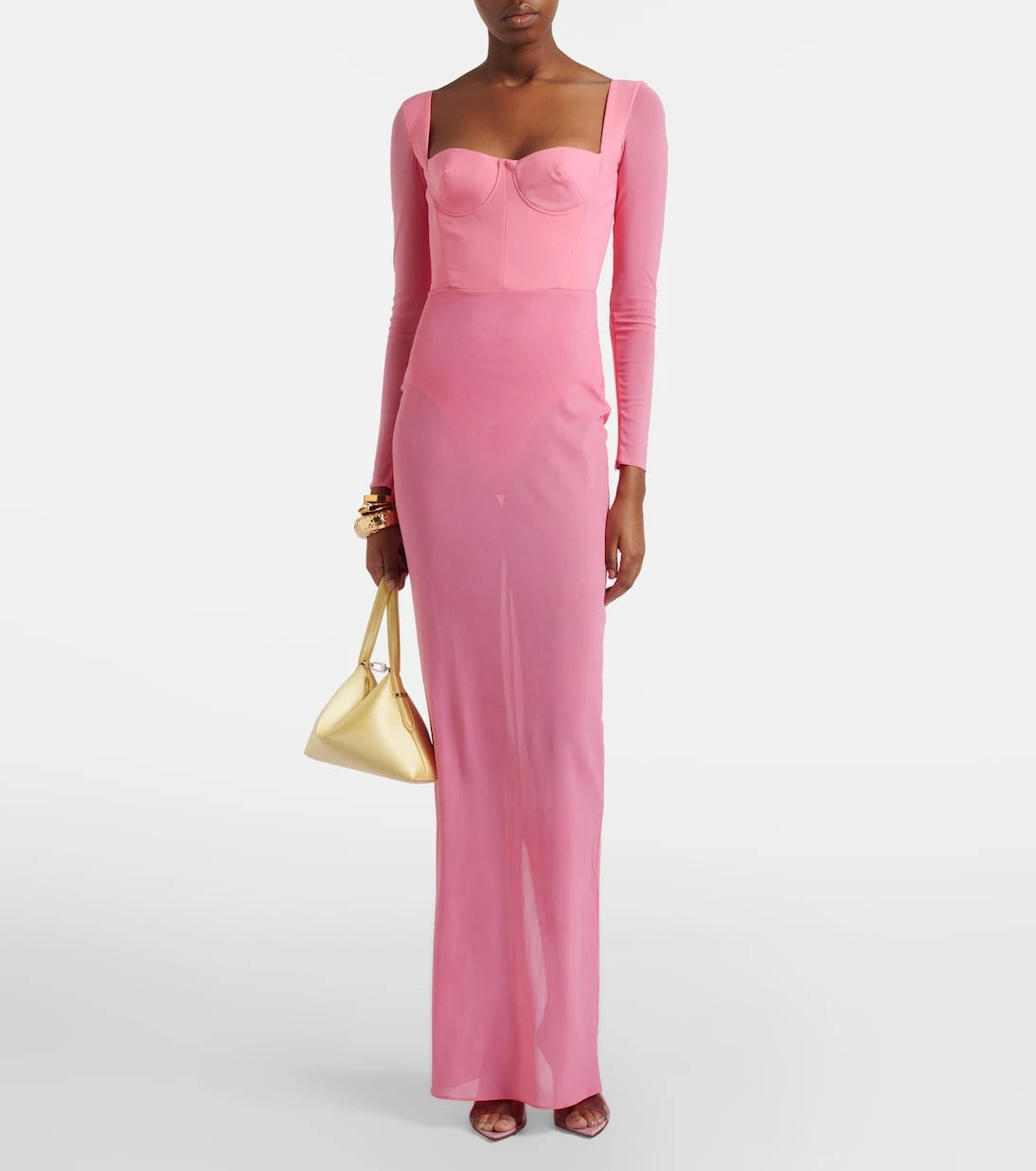 Alex Perry - Semi-sheer mesh gown