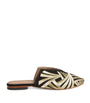 RAMLA Multi Suede Embroidered Palazzo Signoria Mules