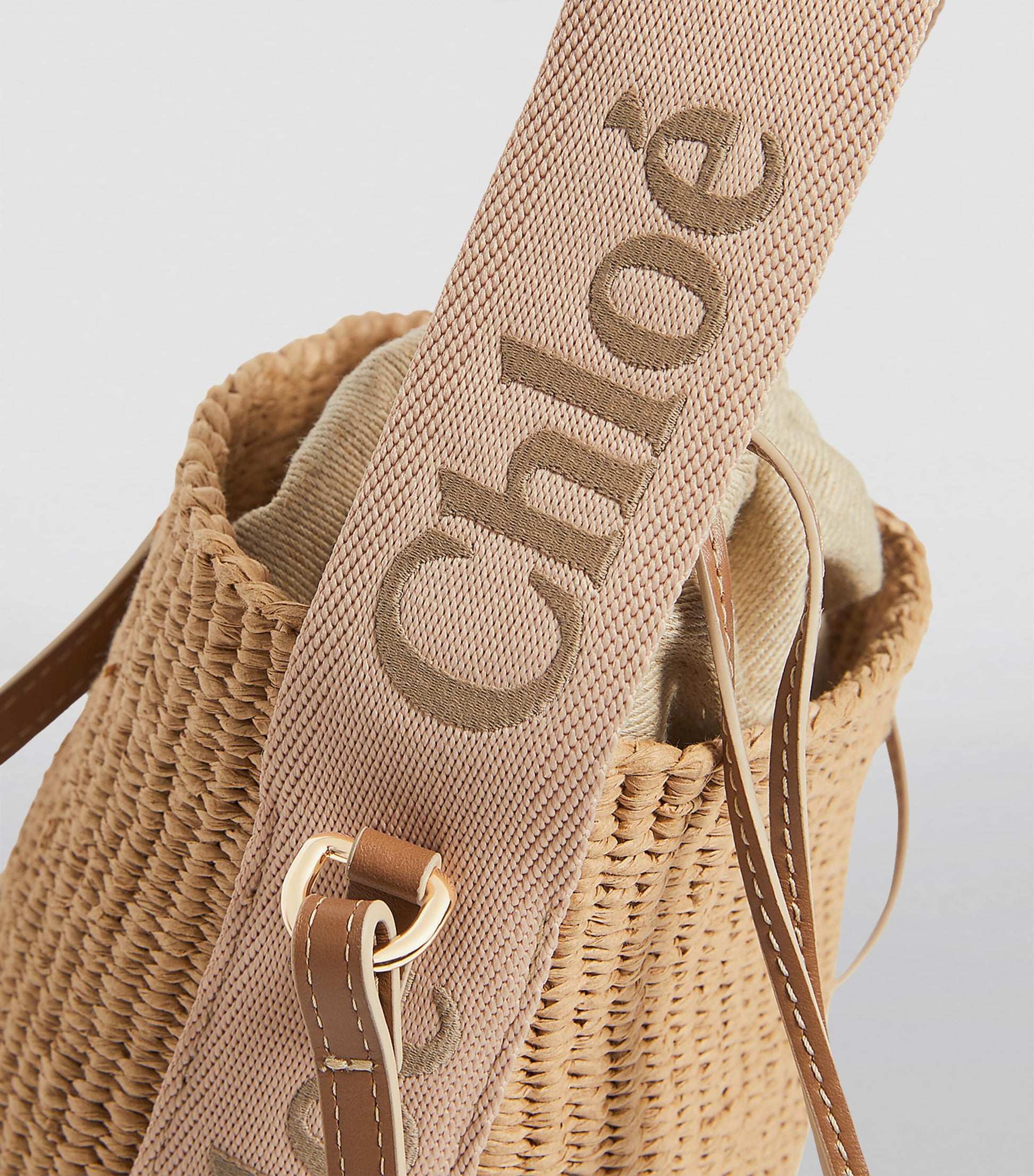 Nude Small Woody Basket Bag