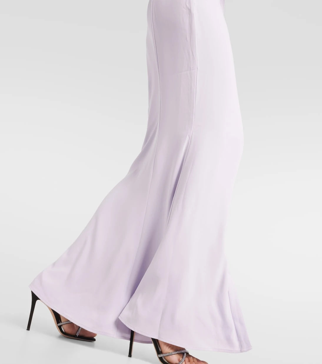 Roland Mouret - Embellished satin crêpe gown