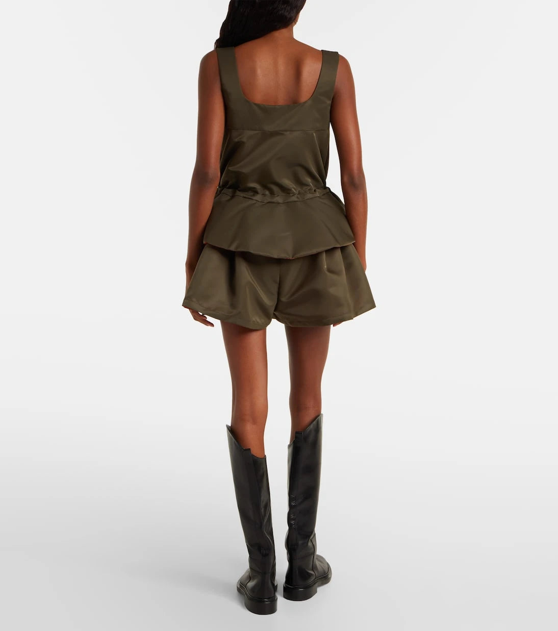 Sacai - Technical zip-up tank top
