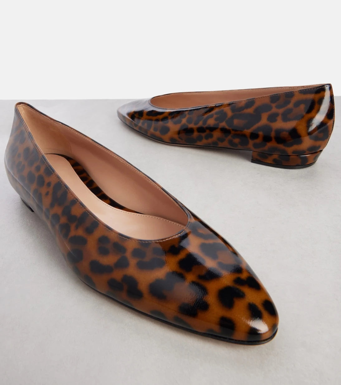Gianvito Rossi - Amelia patent leather ballet flats