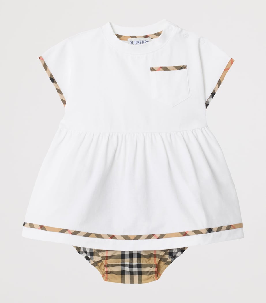 Burberry Kids Cotton Jersey Dress and Bloomers Set (1-18 Months)